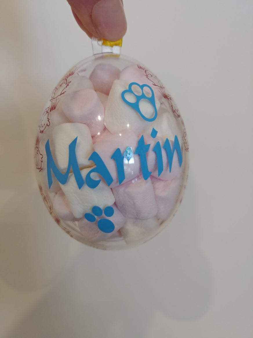 DIY name for Easter eggs
