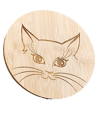 Bamboo coaster. Eco friendly