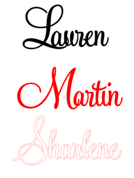DIY NAMES. DO IT YOURSELF for baubles, Easter eggs etc. Priced per name