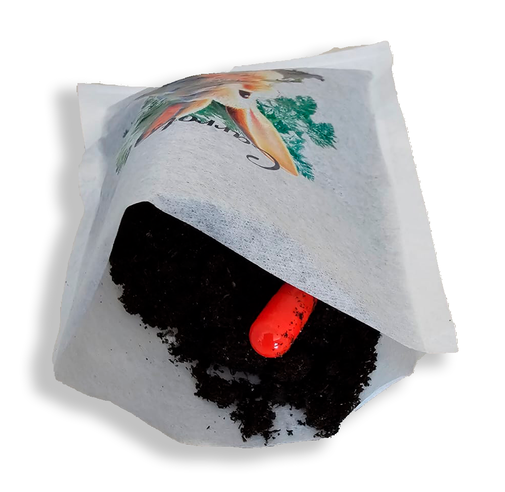 Seed & Soil pouch - Easter Theme. Personalised. Sold individually