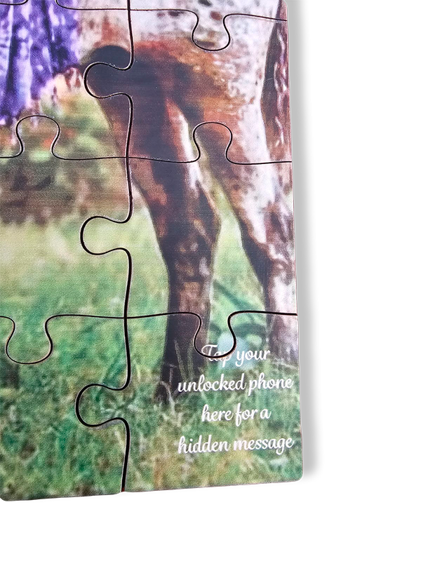 Memory Touch puzzle with the secret corner for your hidden video
