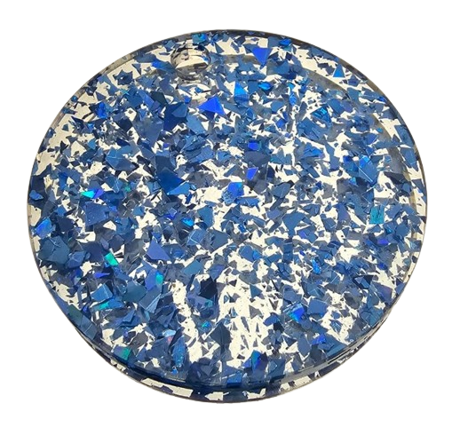 Keyrings/Tags.  Acrylic. Unpersonalised.  Blanks