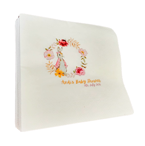 Babyshower cocktail napkins
