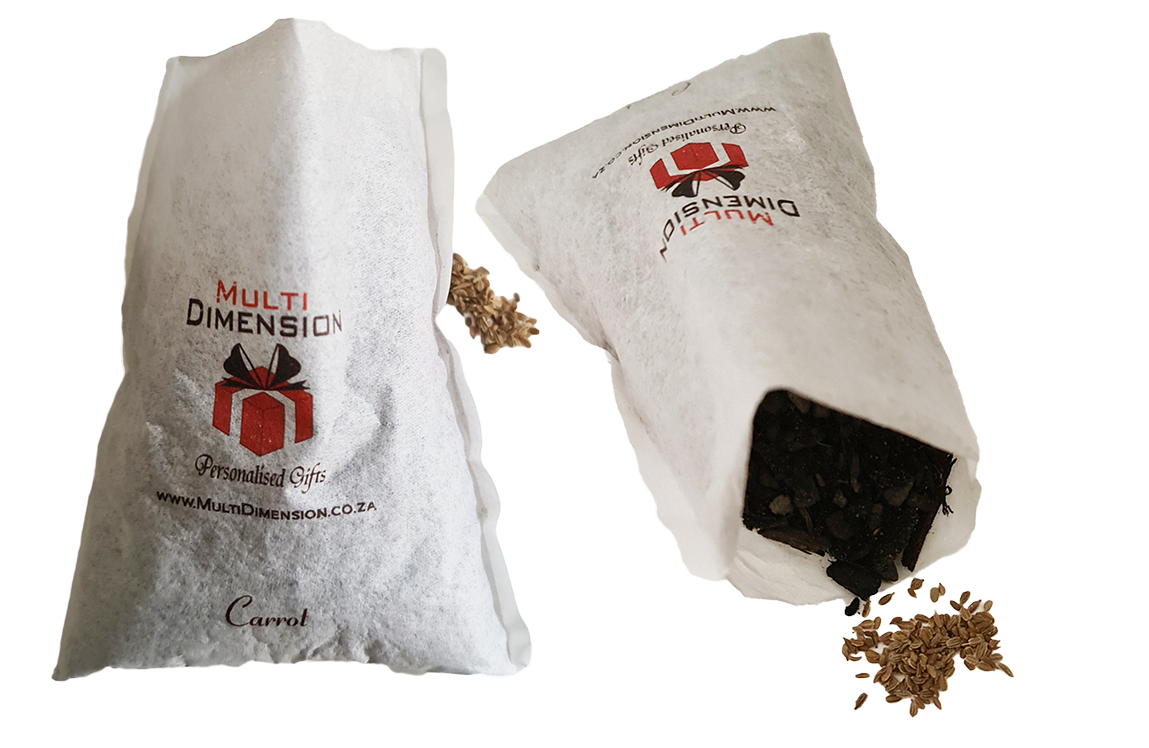 Seed & Soil pouch - Branded/Personalised. Sold individually