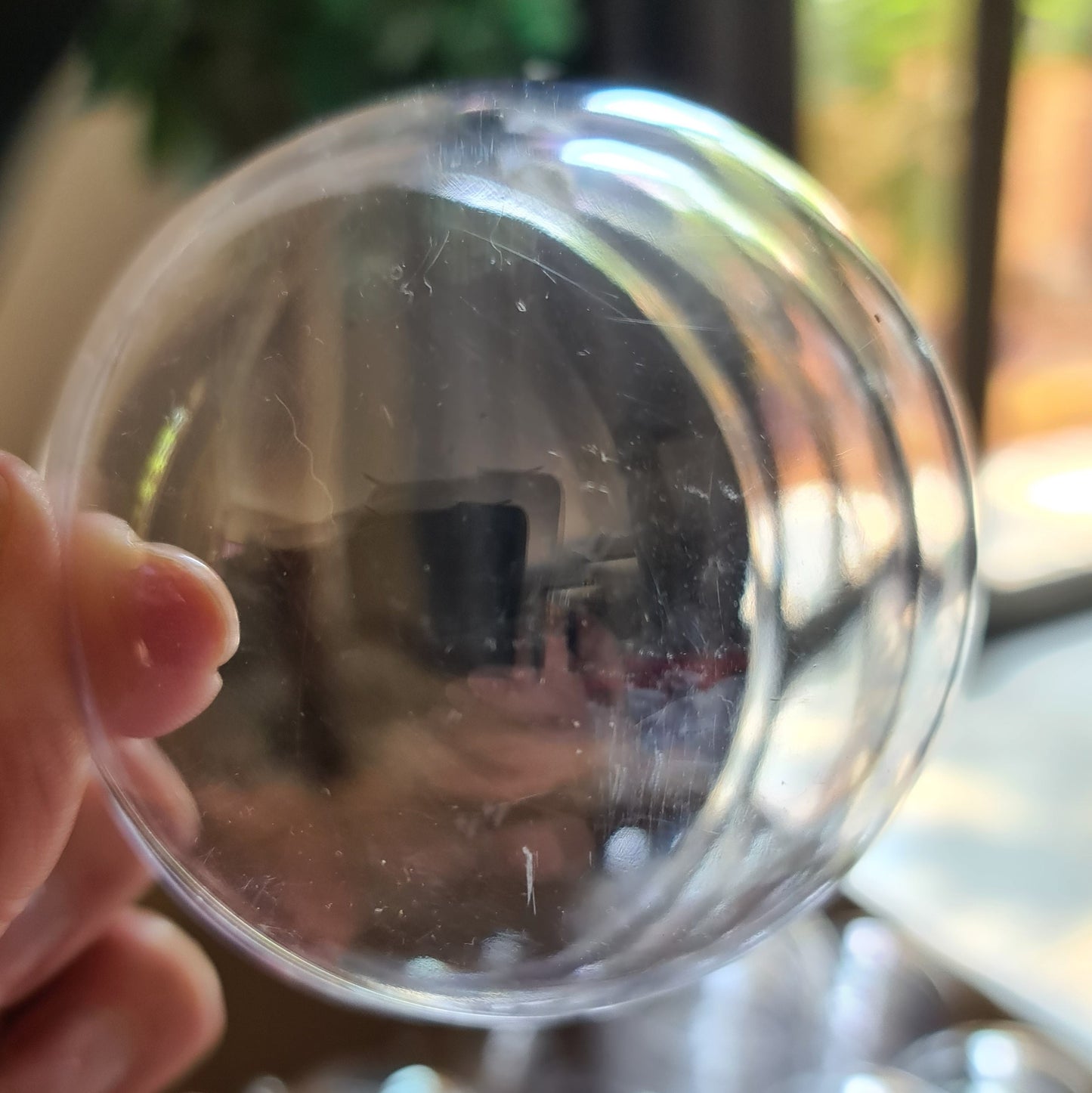 80mm clear ball - bargain bin