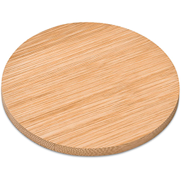 Bamboo coaster.  Blank. 10cm x 10cm