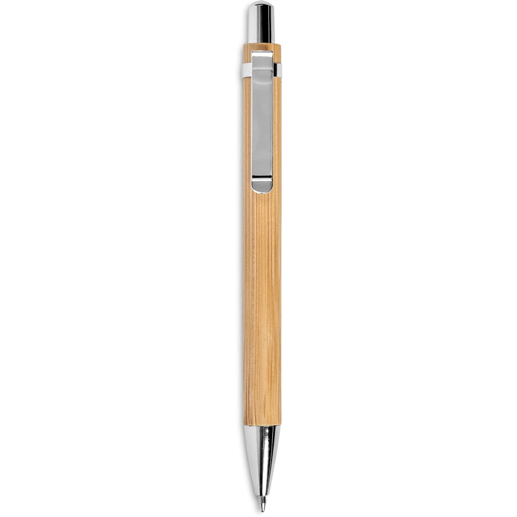 Bamboo pen. Rear view