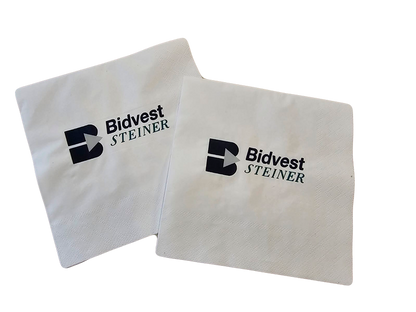 Custom Printed Serviettes – 2-Ply White Luncheon (Sold Individually)