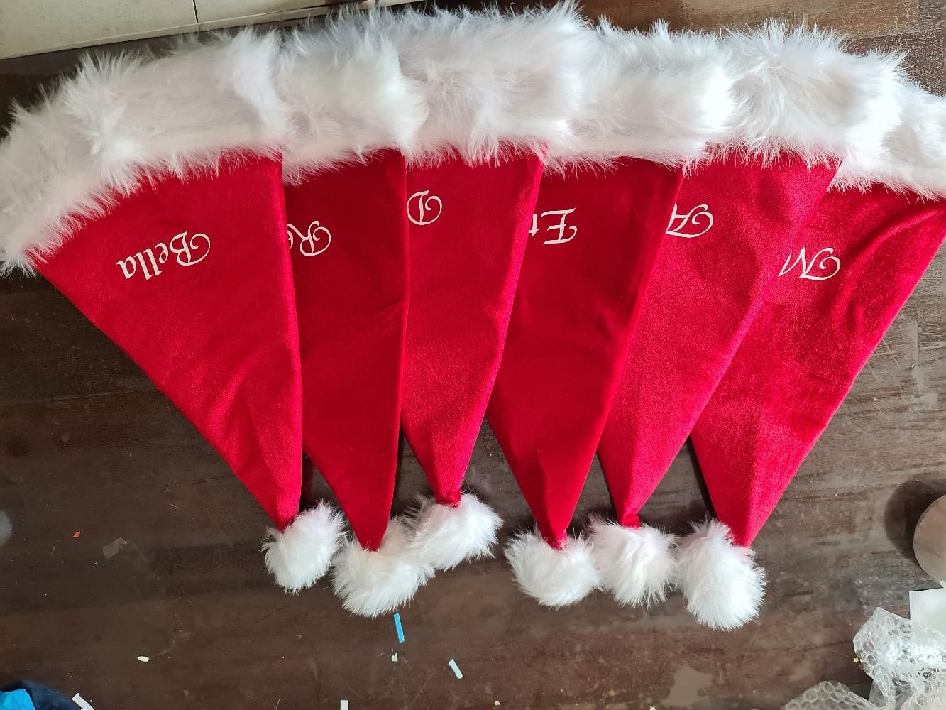 Personalised Christmas hats