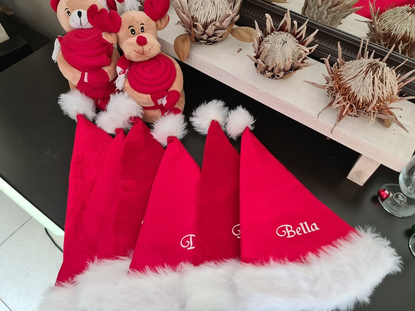 Personalised Christmas hats