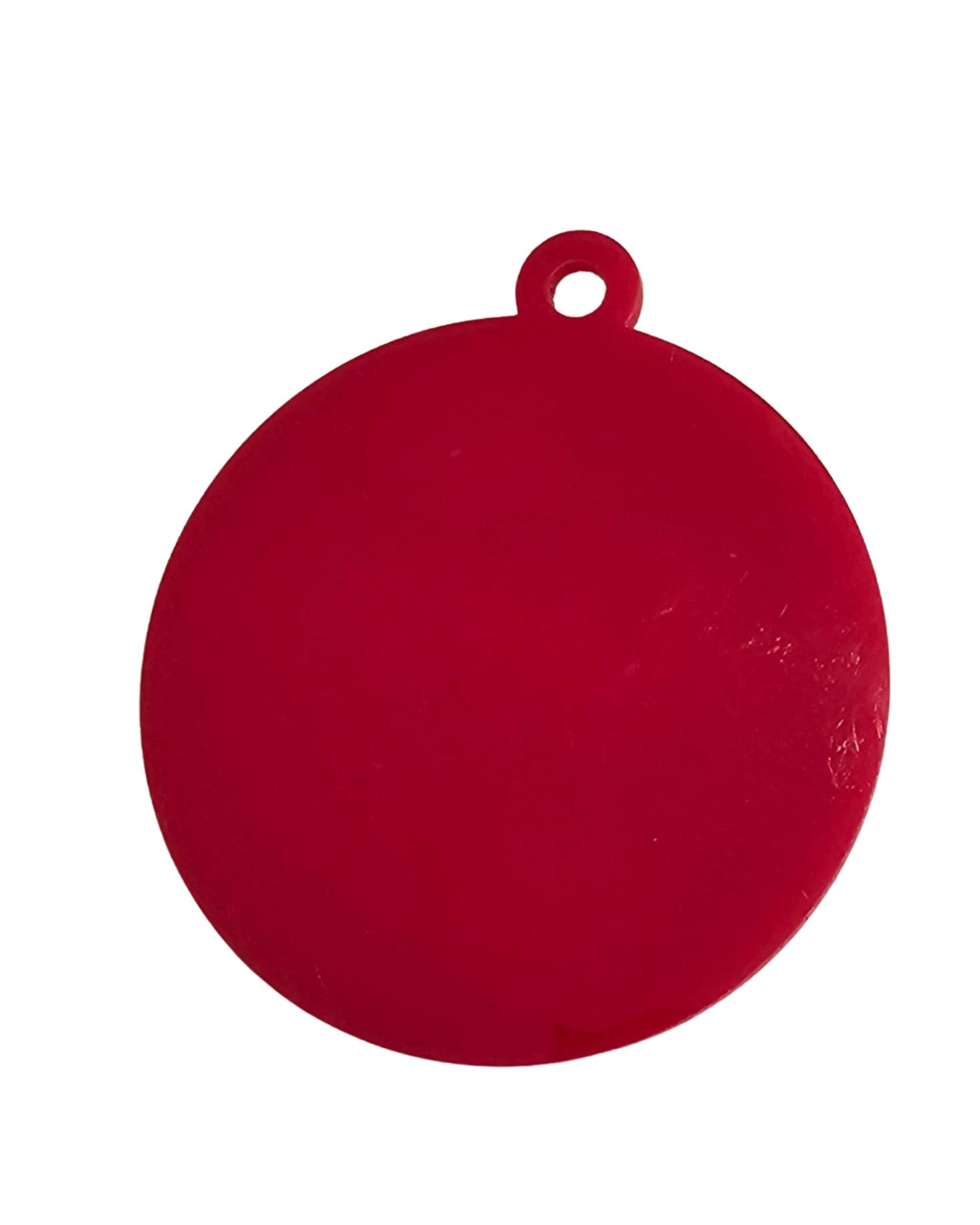 Disk bauble - basic. Red