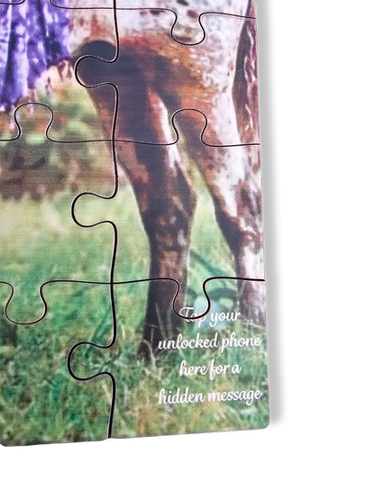 Memory Touch puzzle with the secret corner for your hidden video