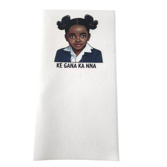 Slim cut air-laid napkins
