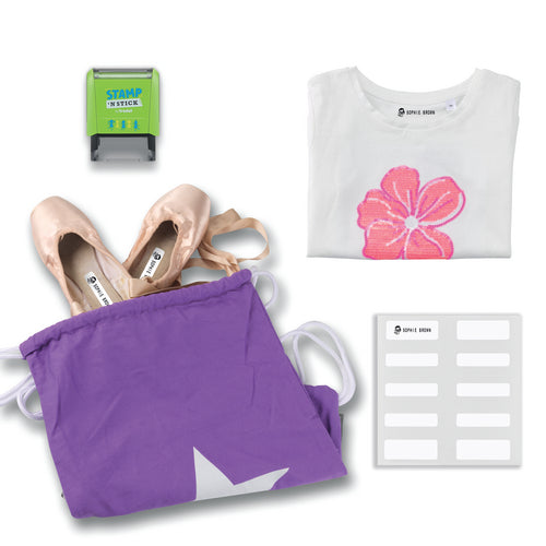 Stamp n Stick personalised stamping kit Do it Yourself. Ballerina shoes etc.