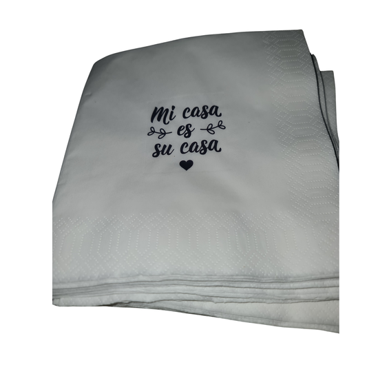 Luncheon serviette. 1 colour