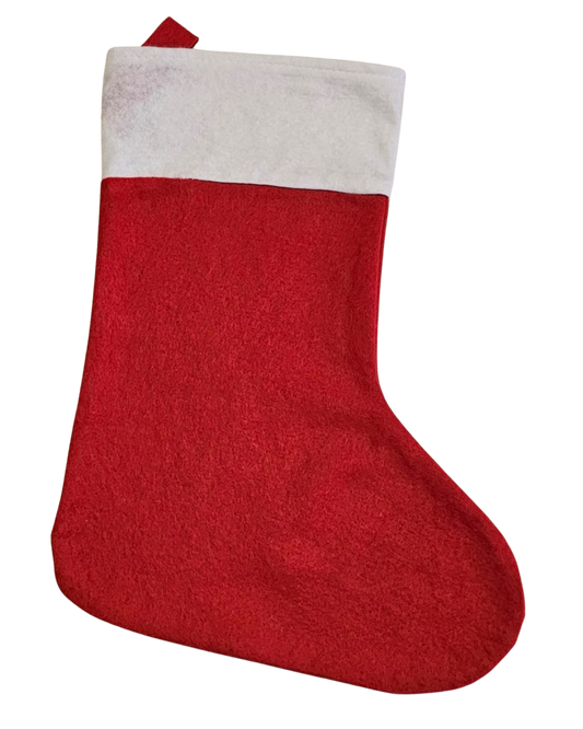 Christmas stocking unpersonalised. Cost effective
