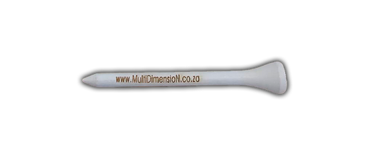 Golf tees laser engraved.  Branded or personalised