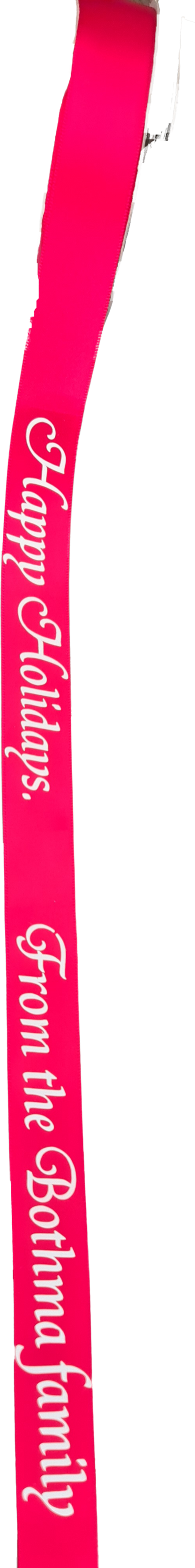 Personalised ribbon