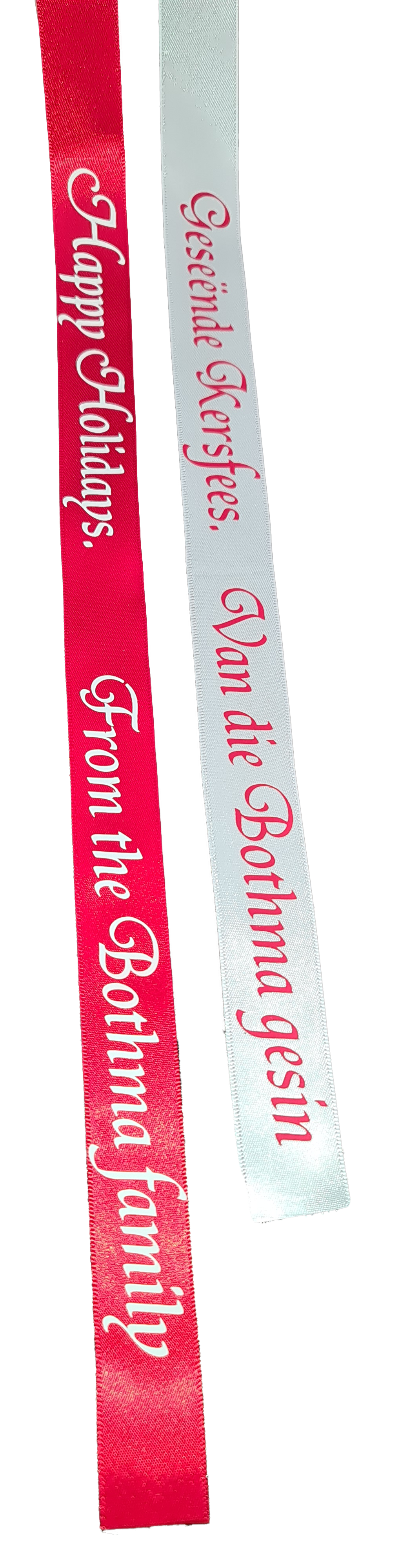 Personalised ribbon